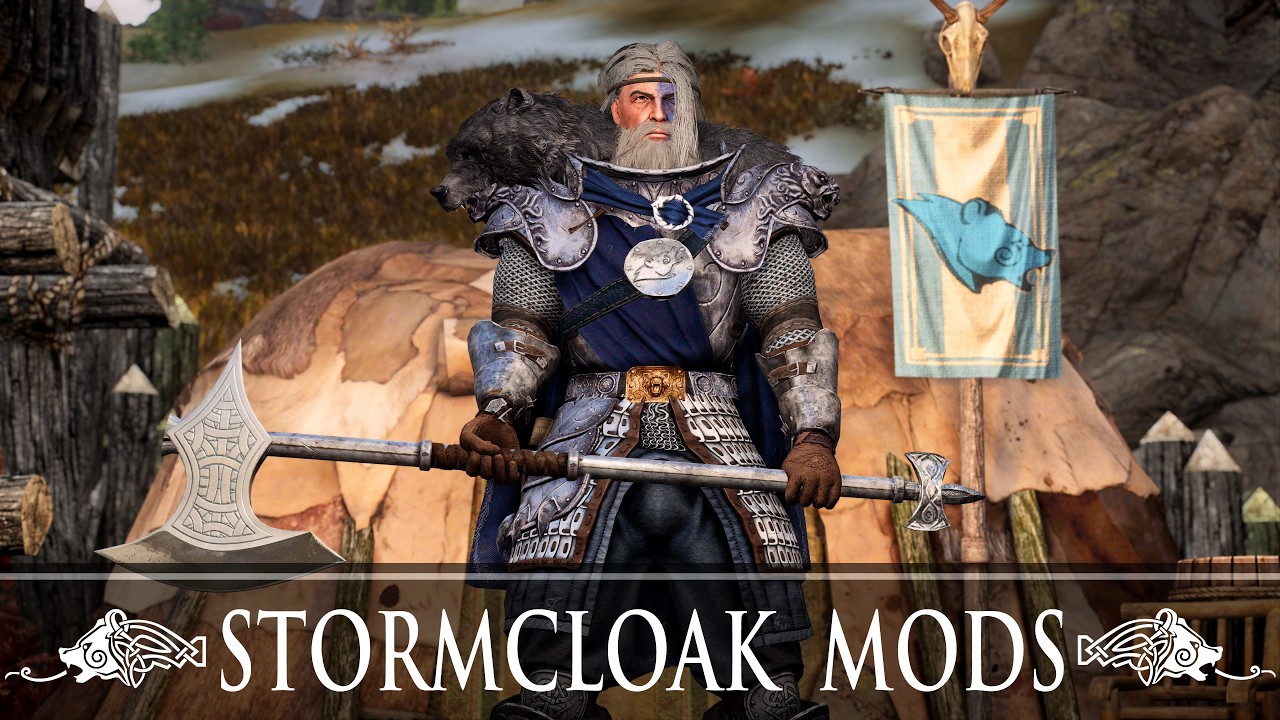 Improving the Stormcloaks with Mods