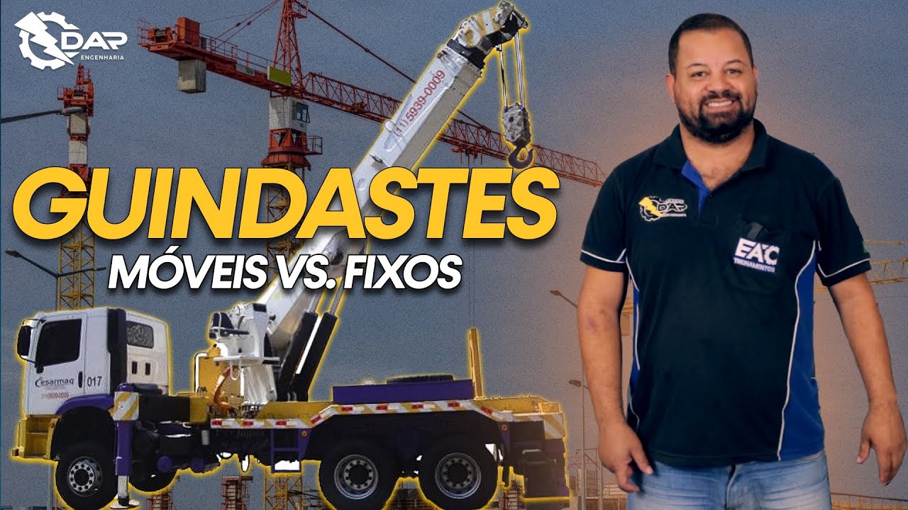 Guindastes na Indústria e Construção Civil: Móveis vs Fixos