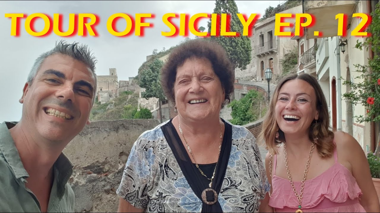 Savoca (the Godfather filming location) during our first private tour of Sicily after pandemic