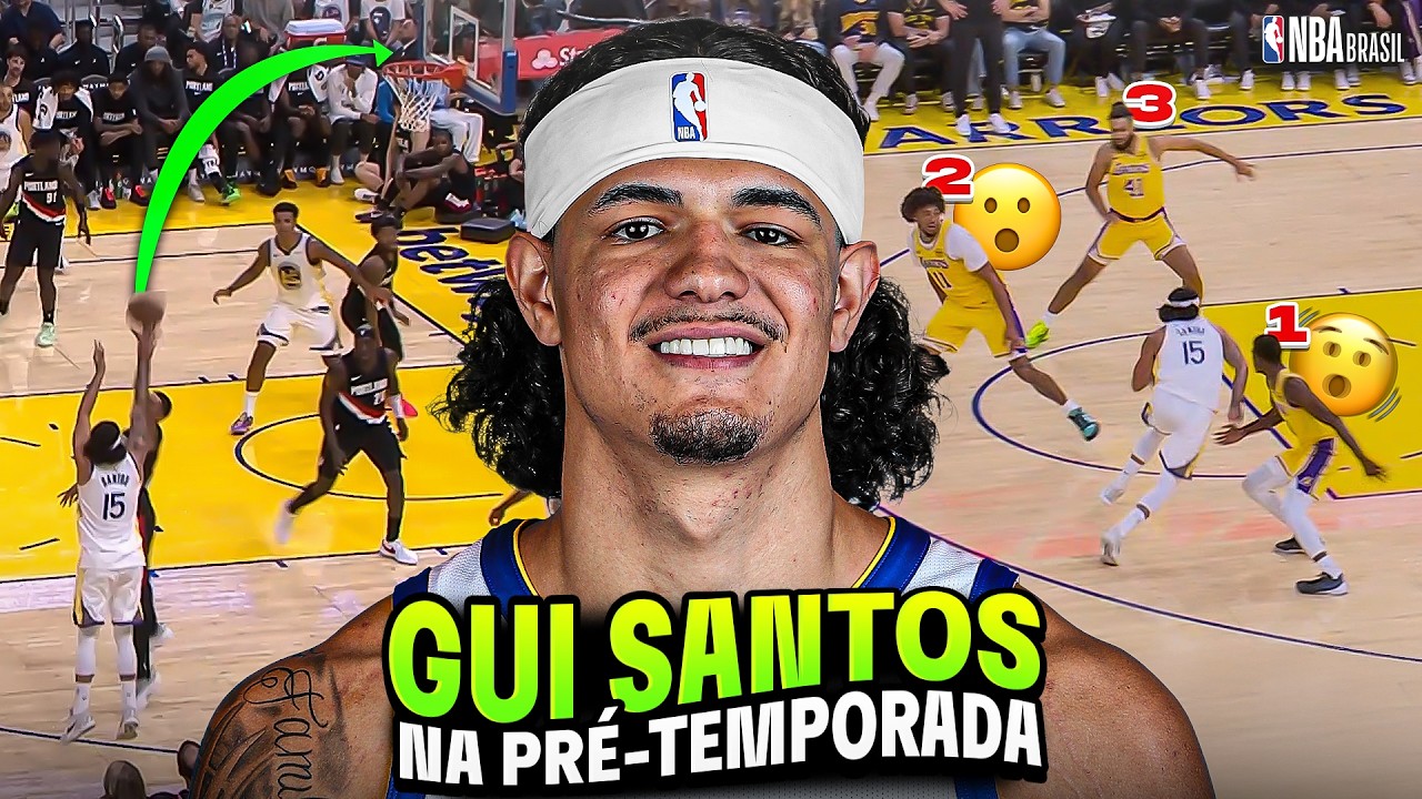 GUI SANTOS 🇧🇷 in the NBA Preseason - Warriors Player Highlights