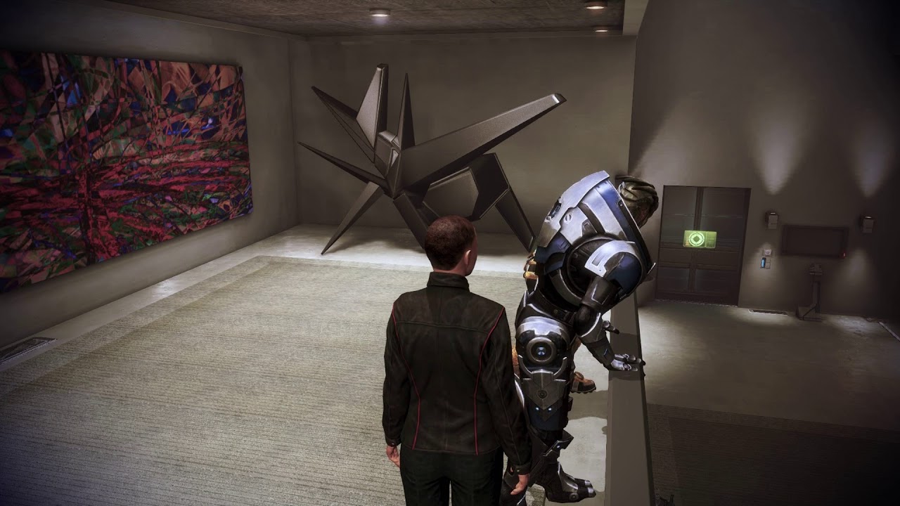 Mass Effect 3: Citadel DLC: Garrus at the quiet party (Romance)