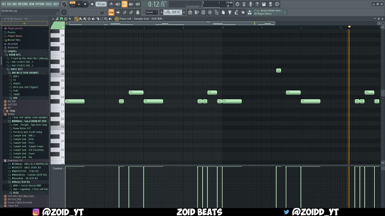 POP SMOKE - INVINCIBLE FL STUDIO REMAKE (FLP DOWNLOAD) | DECONSTRUCTED