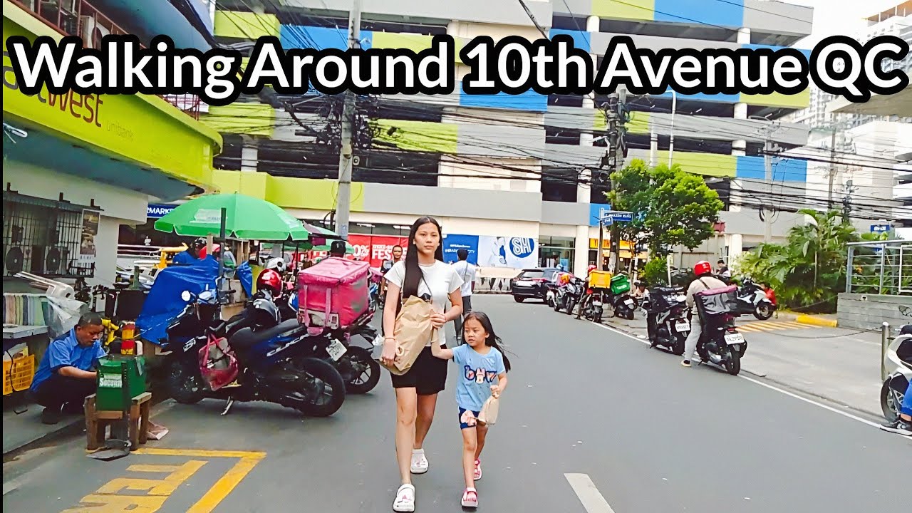 Walking In 10th Avenue Quezon City | Philippines