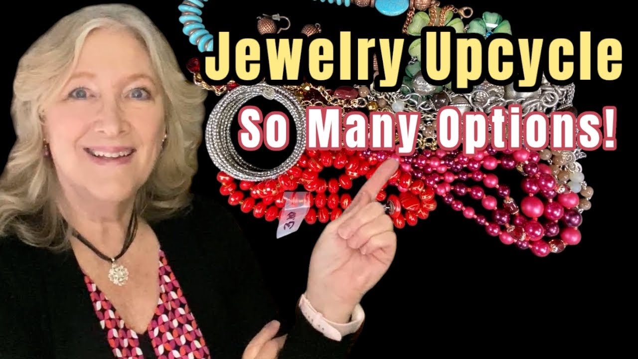 Make Earrings Necklace UPCYCLE Haul ❤️Beginner Jewelry Making DIY❤️
