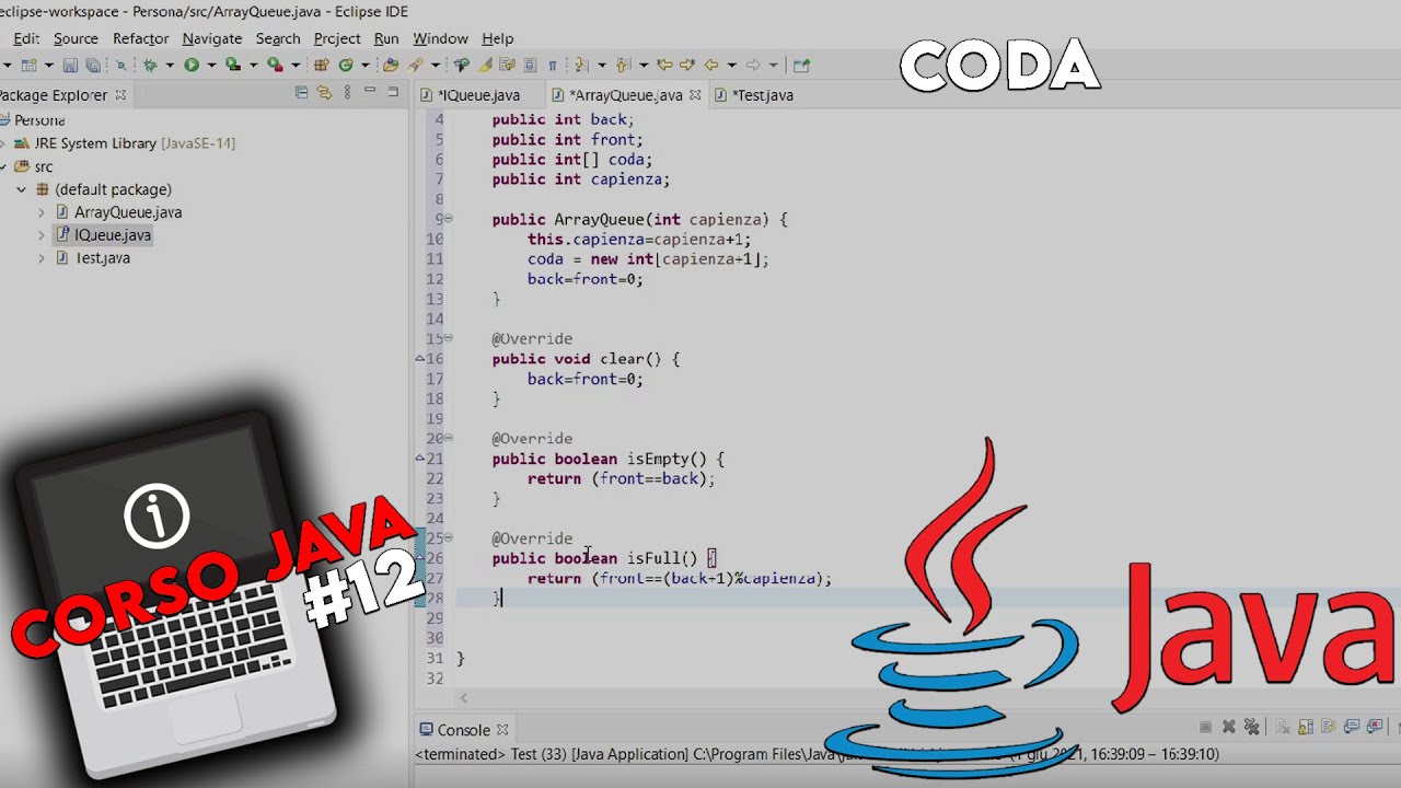 Coda - Corso Java #12