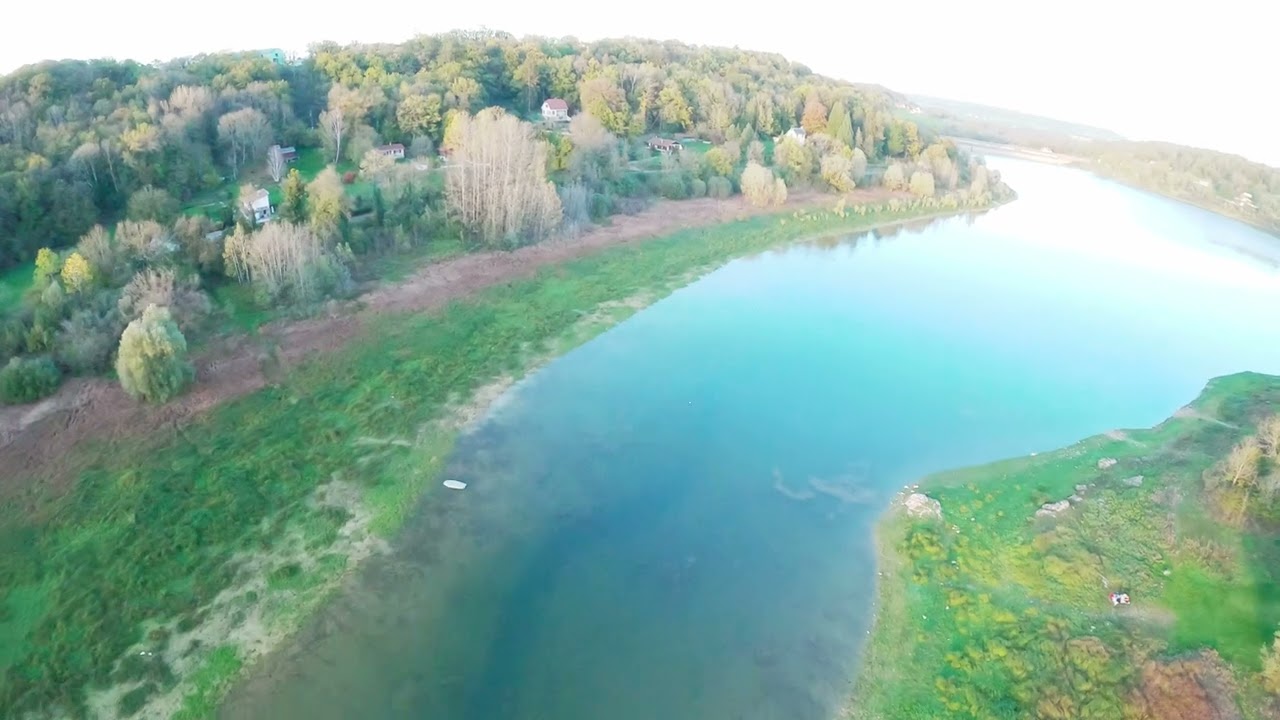 Lac de la mouche (haute Marne) en drone