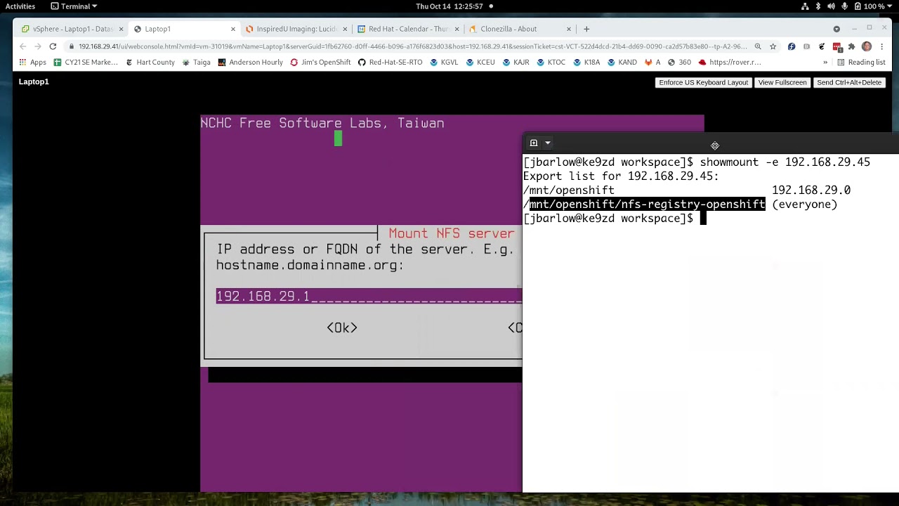 Clonezilla Live Lite Server Part 2  - Upload and Image