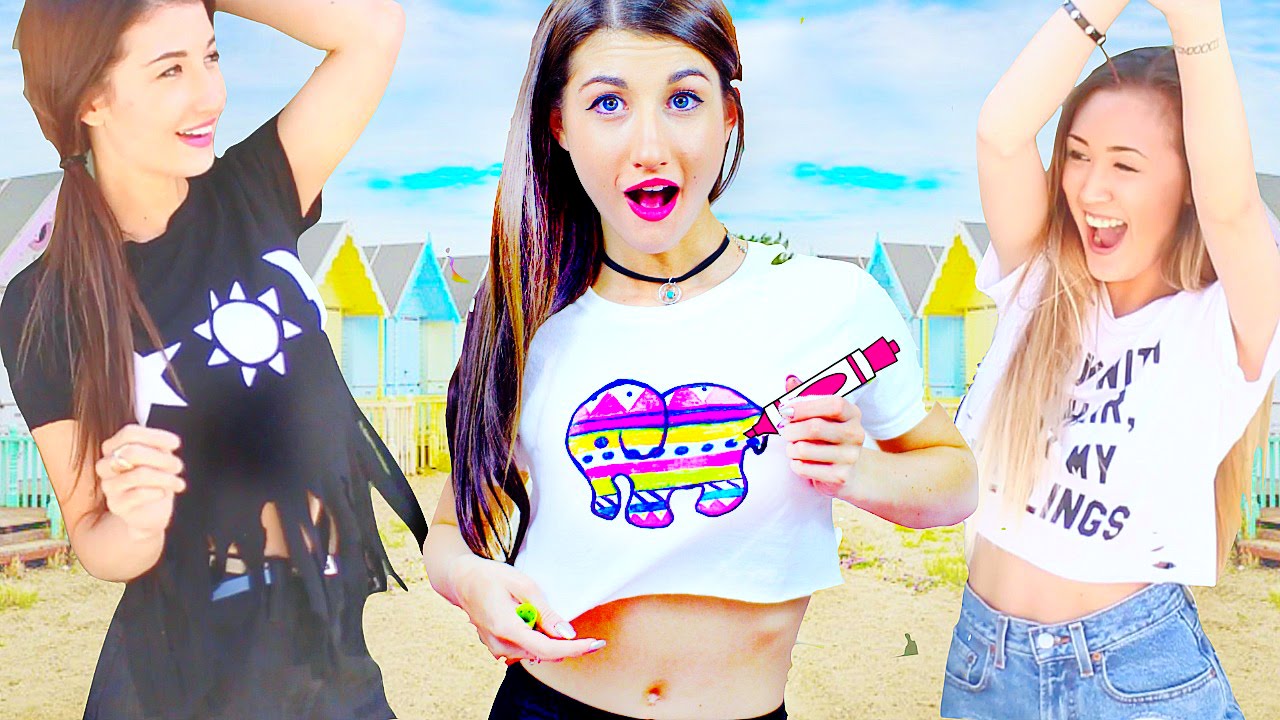 6 DIY T-shirts EVERY Girl Should Try :)