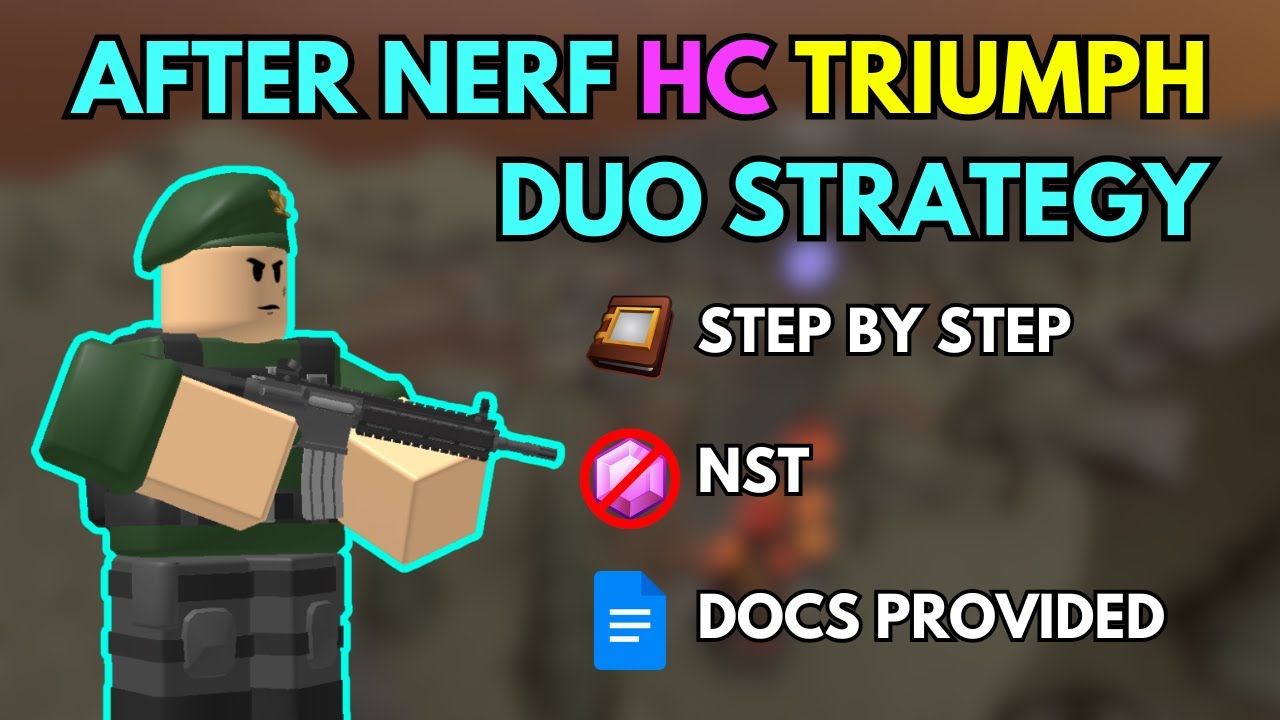 AFTER NERF HARDCORE TRIUMPH DUO NST P2 - Tower Defense Simulator (WITH DOCS)