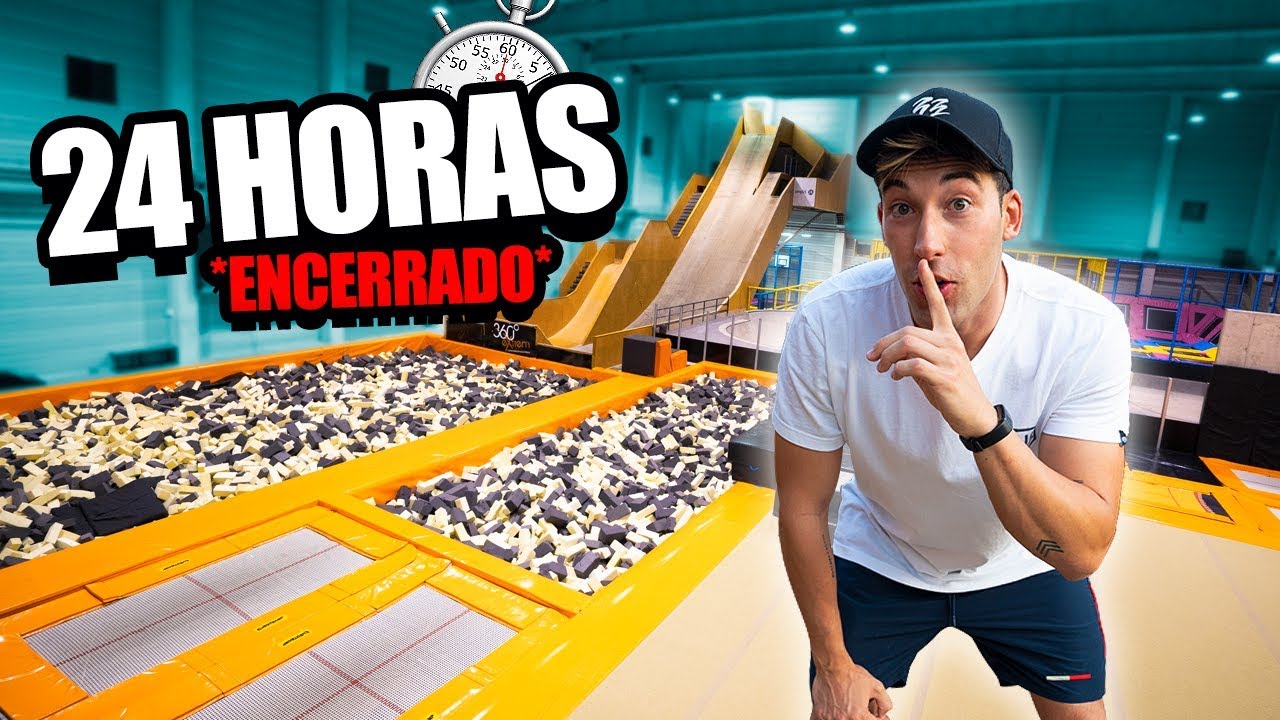 PASANDO LA NOCHE EN UN PARQUE DE TRAMPOLINES (encerrados)