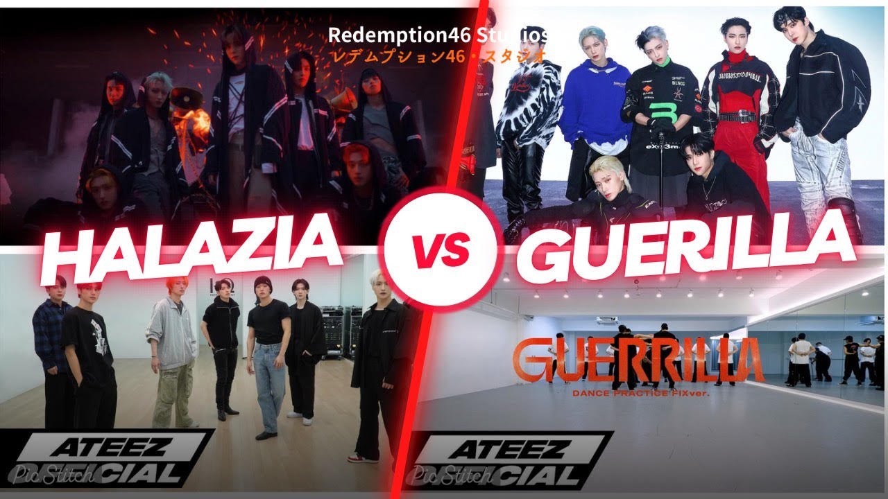 CHOREO BATTLE - ATEEZ(에이티즈) - 'HALAZIA'  VS ATEEZ(에이티즈) - 'Guerrilla'