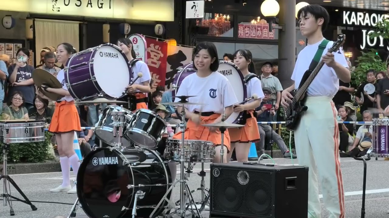 Percussion part performance in Kanazawa / Kyoto Tachibana SHS Band