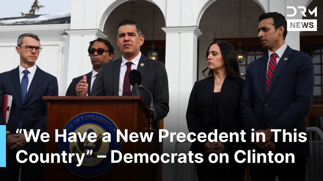 House Democrats Address on Bill Clinton Deposition, Demand Trump Testimony and Accountability | AC1N