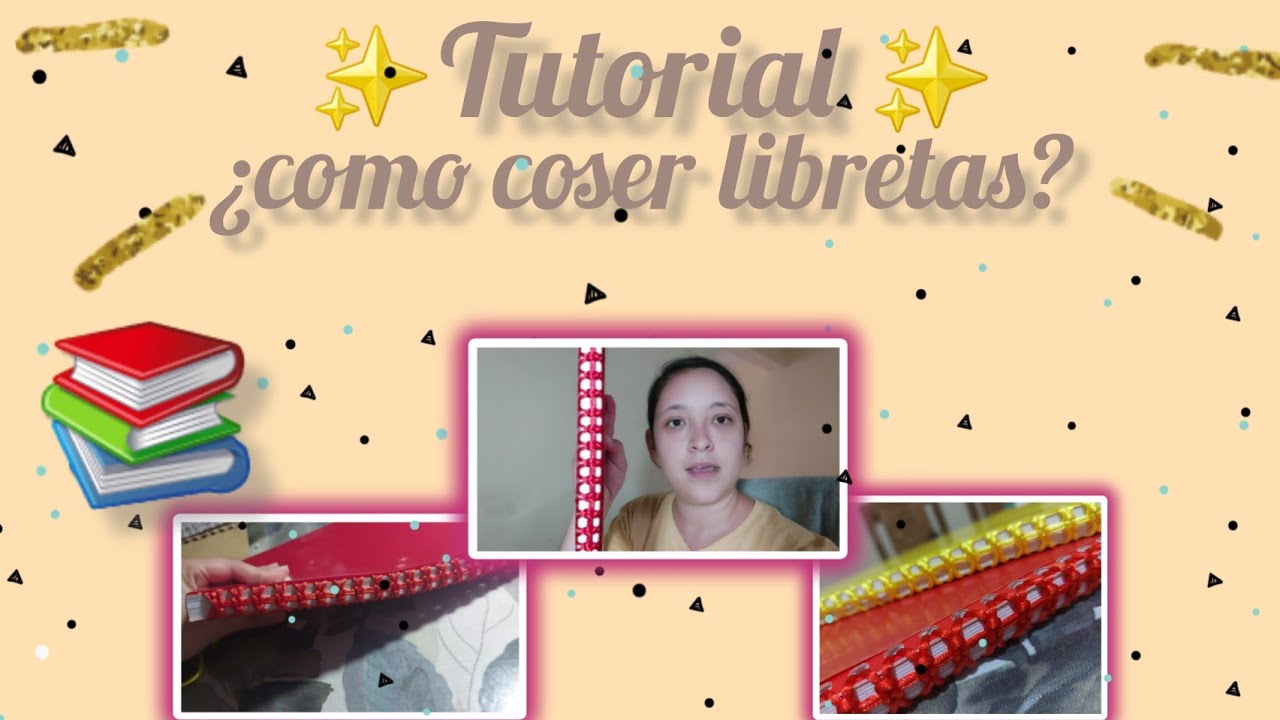 Tutorial ✨️ como coser libretas desde casa 🥳