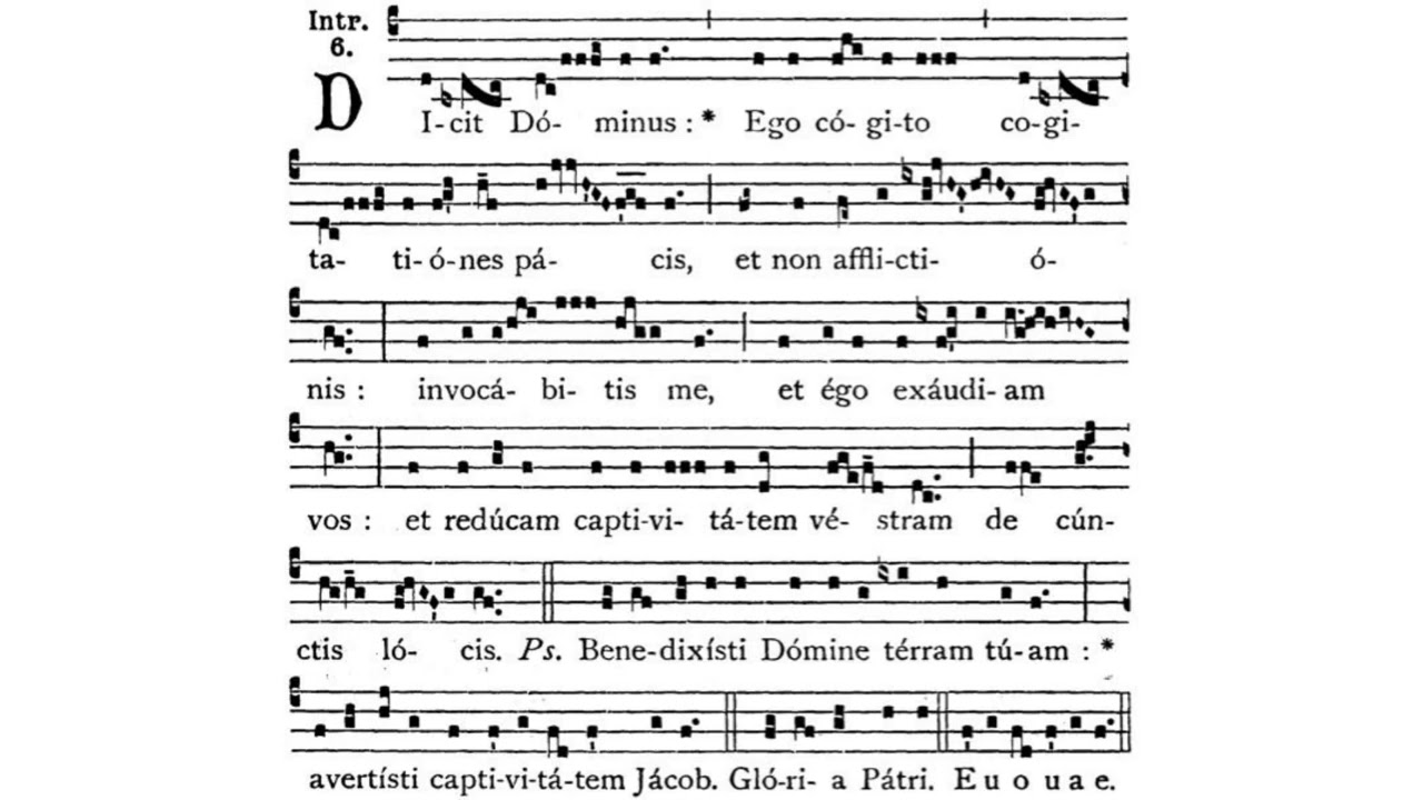 Gregorian Chant - Julian D. Jankowski - 23rd Sunday after Pentecost - Introit