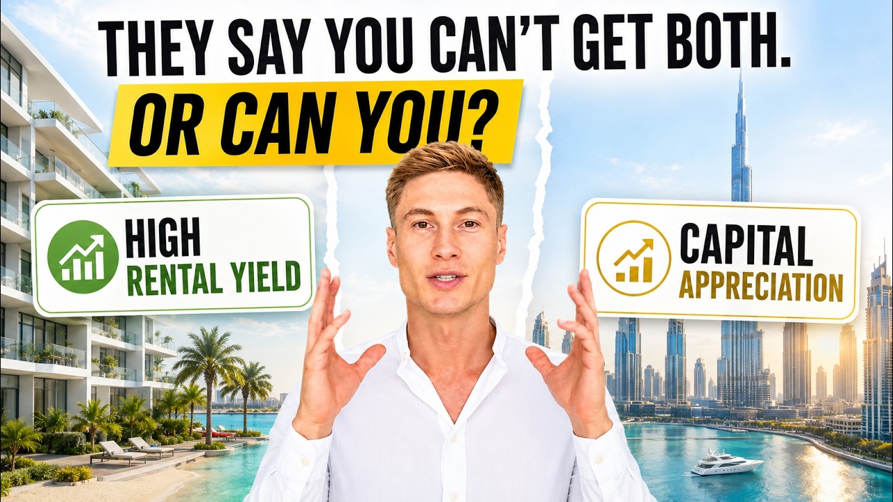High Rental Yield vs Capital Appreciation: Can You Get Both in Dubai?