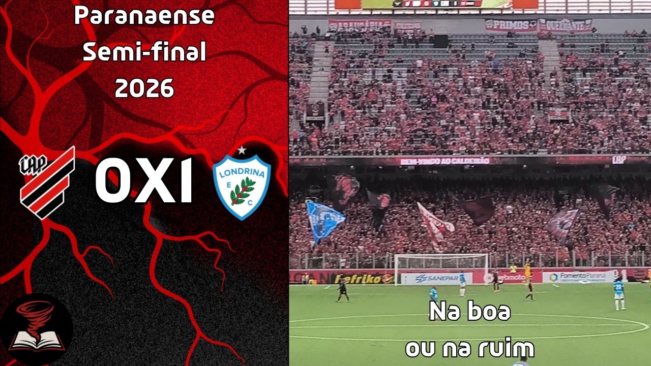 🔴⚫ ATÉ O FIM! A TORCIDA NÃO PAROU | Athletico x Londrina Paranaense 2026
