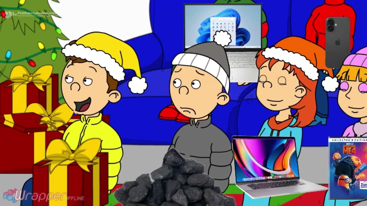 Caillou Behaves at Christmas 2025/Ungrounded (S1 EP31)