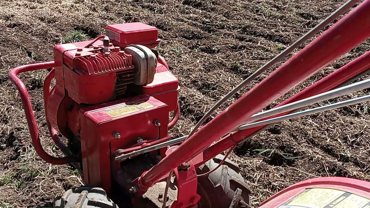 How to make raised beds with a Troy-bilt Pony Furrower Hiller attachment