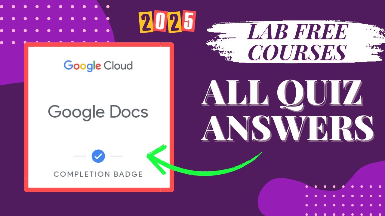 Google Docs || Arcade Free Courses Quiz Solutions || Qwiklabs Arcade 2025 #qwiklabs