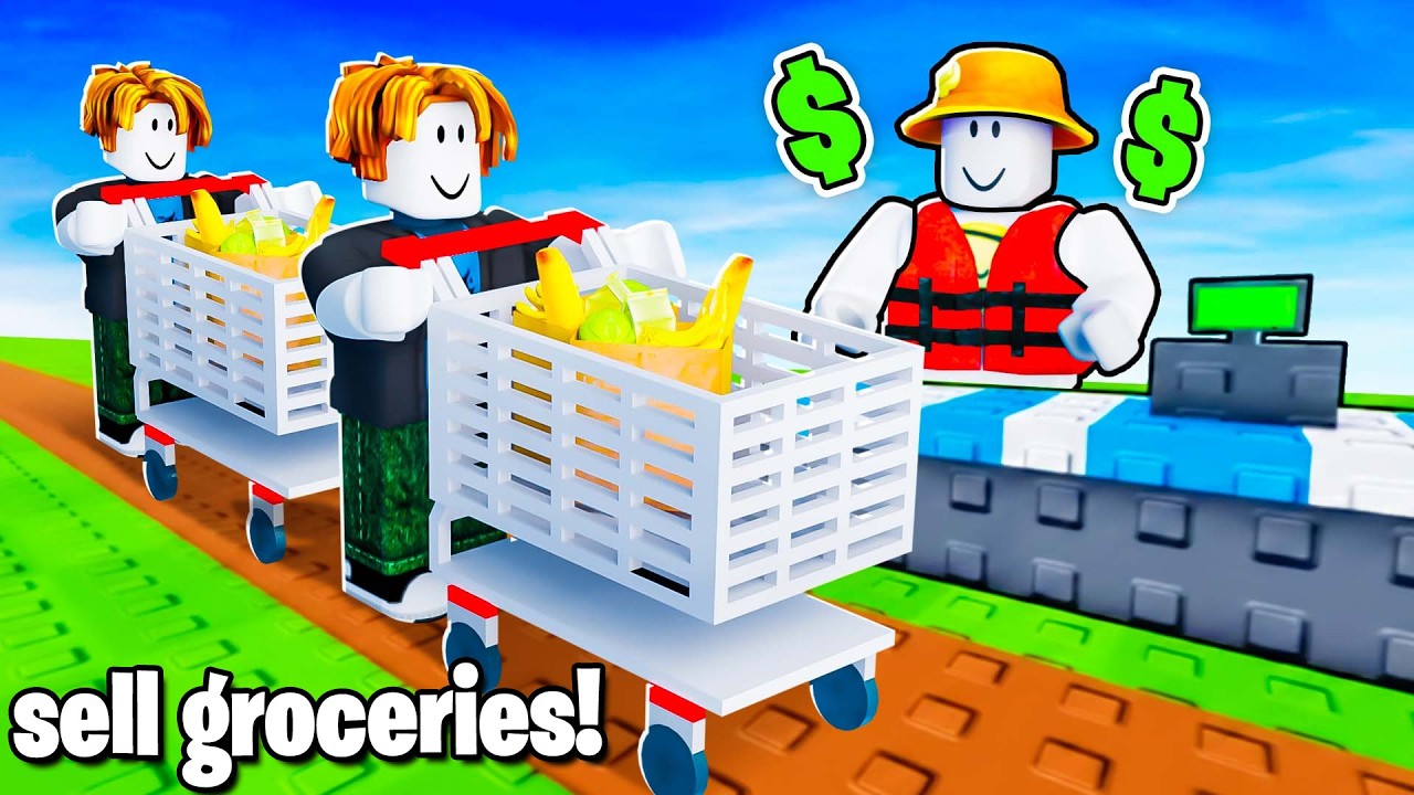 Продавайте продукты и станьте миллионером в Roblox!