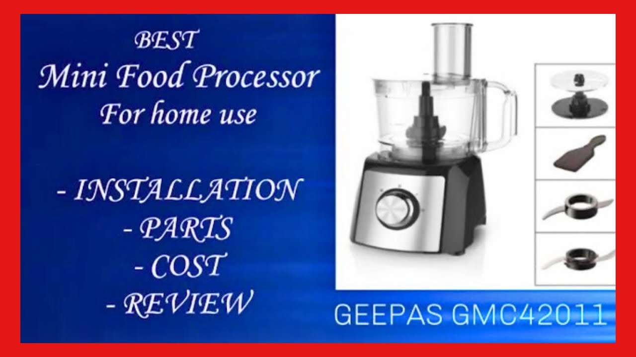 UNBOXING Video - GEEPAS Mini pocket friendly FOOD PROCESSOR