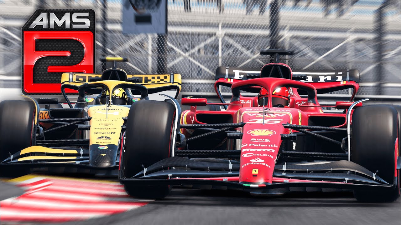 Automobilista 2 - Nouvelles F1 à Monaco