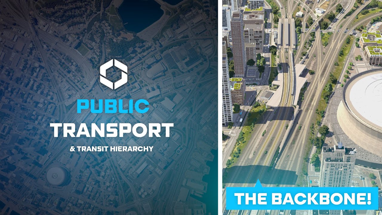 Организация общественного транспорта с эффективной иерархией маршрутов | Cities Skylines 2