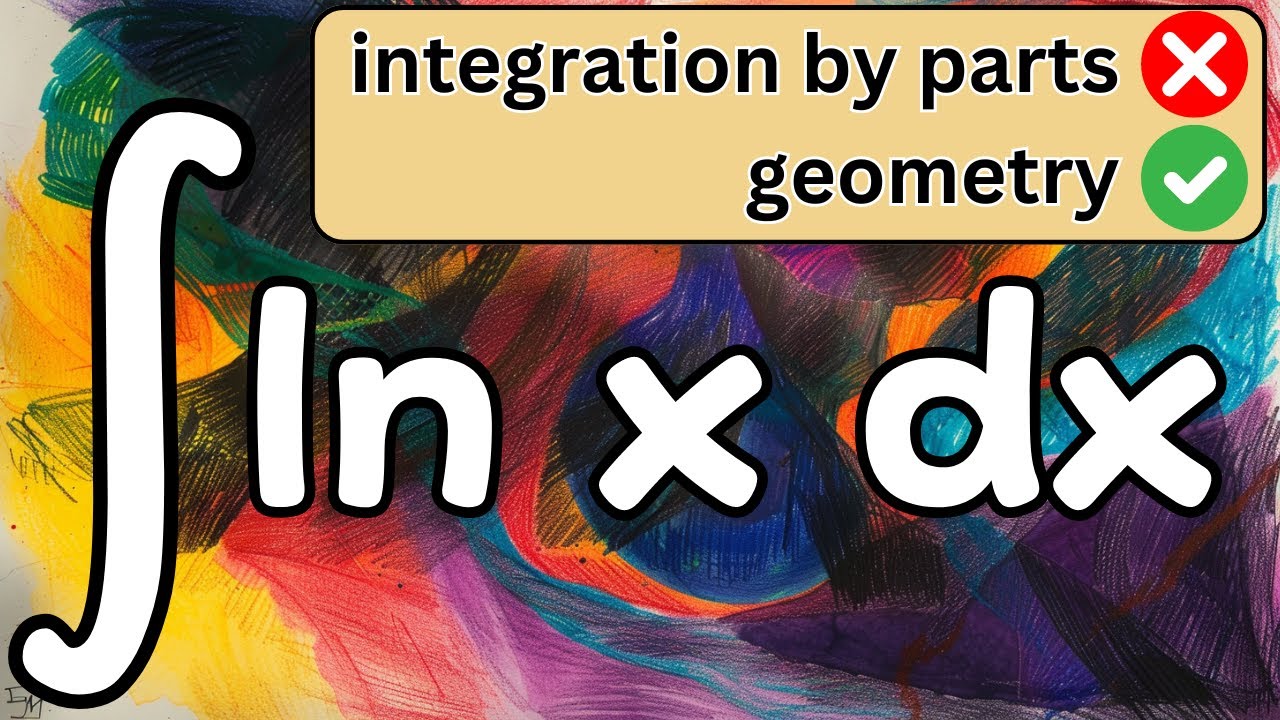 use geometry not integration by parts!!