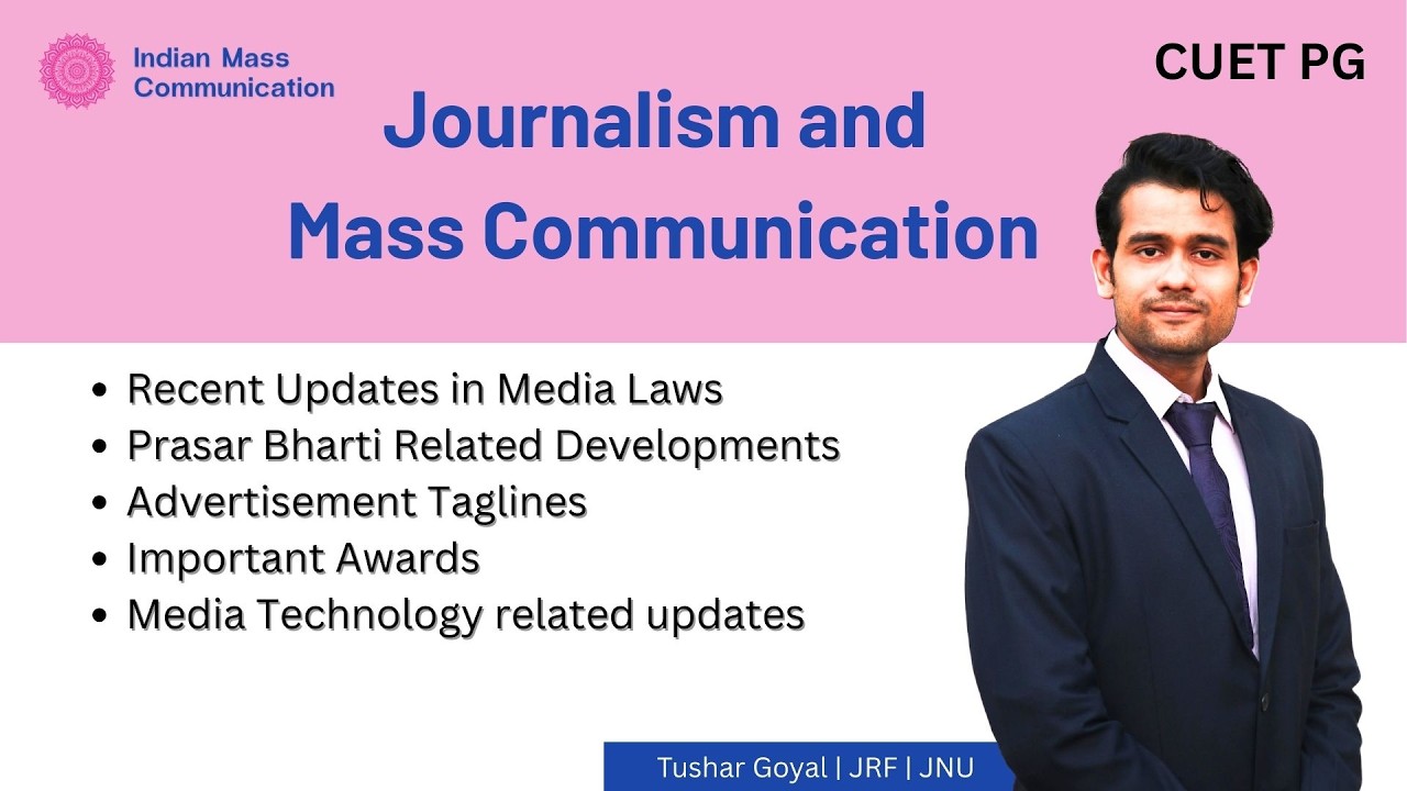 12. CUET PG Revision  | COQP 17 Mass Communication  CUET PG