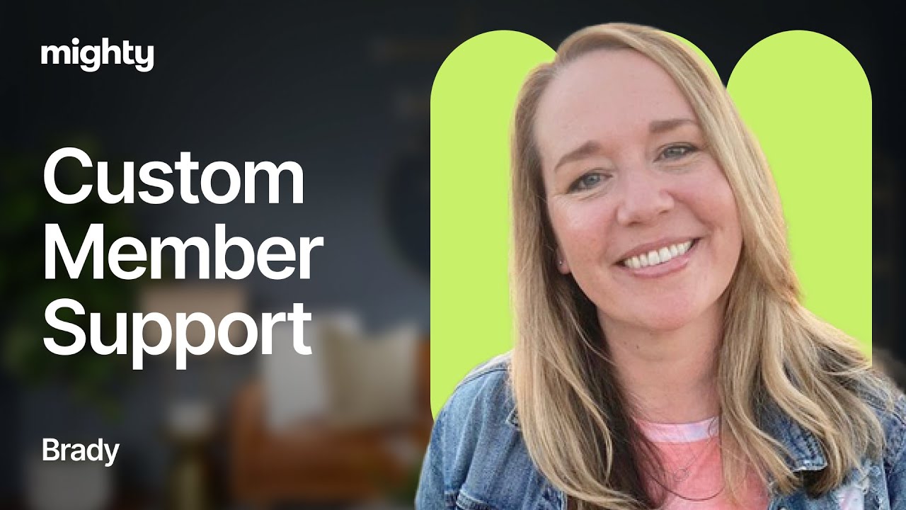 How to Set Up Custom Member Support in Mighty Networks