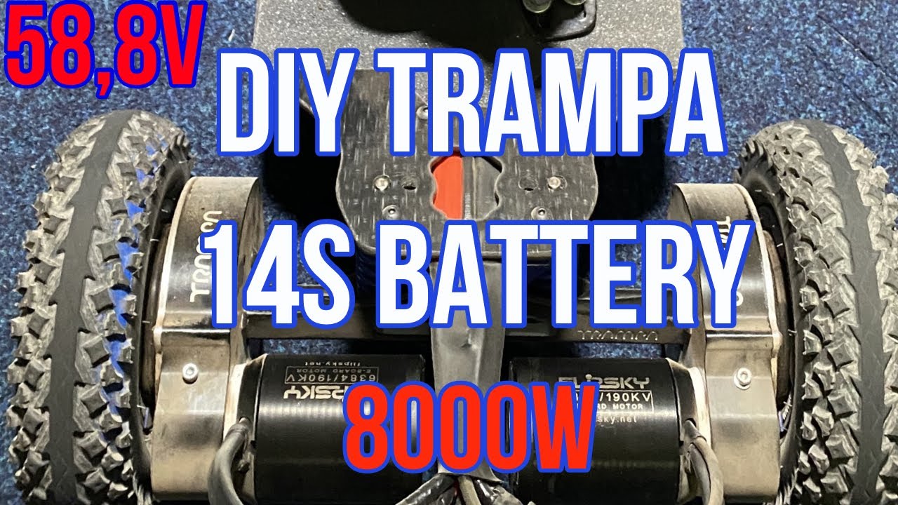 INSANE Trampa DIY 14s battery pack