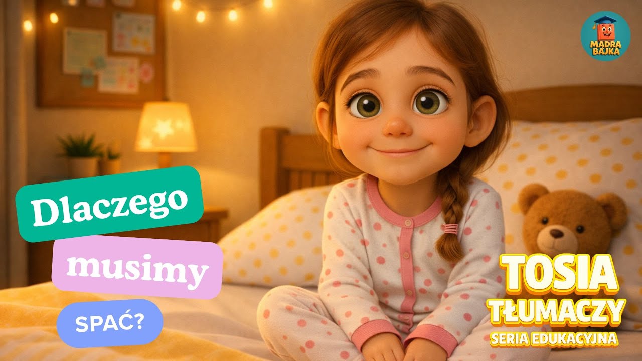 🛏️ Dlaczego musimy spać? | Tosia Tłumaczy
