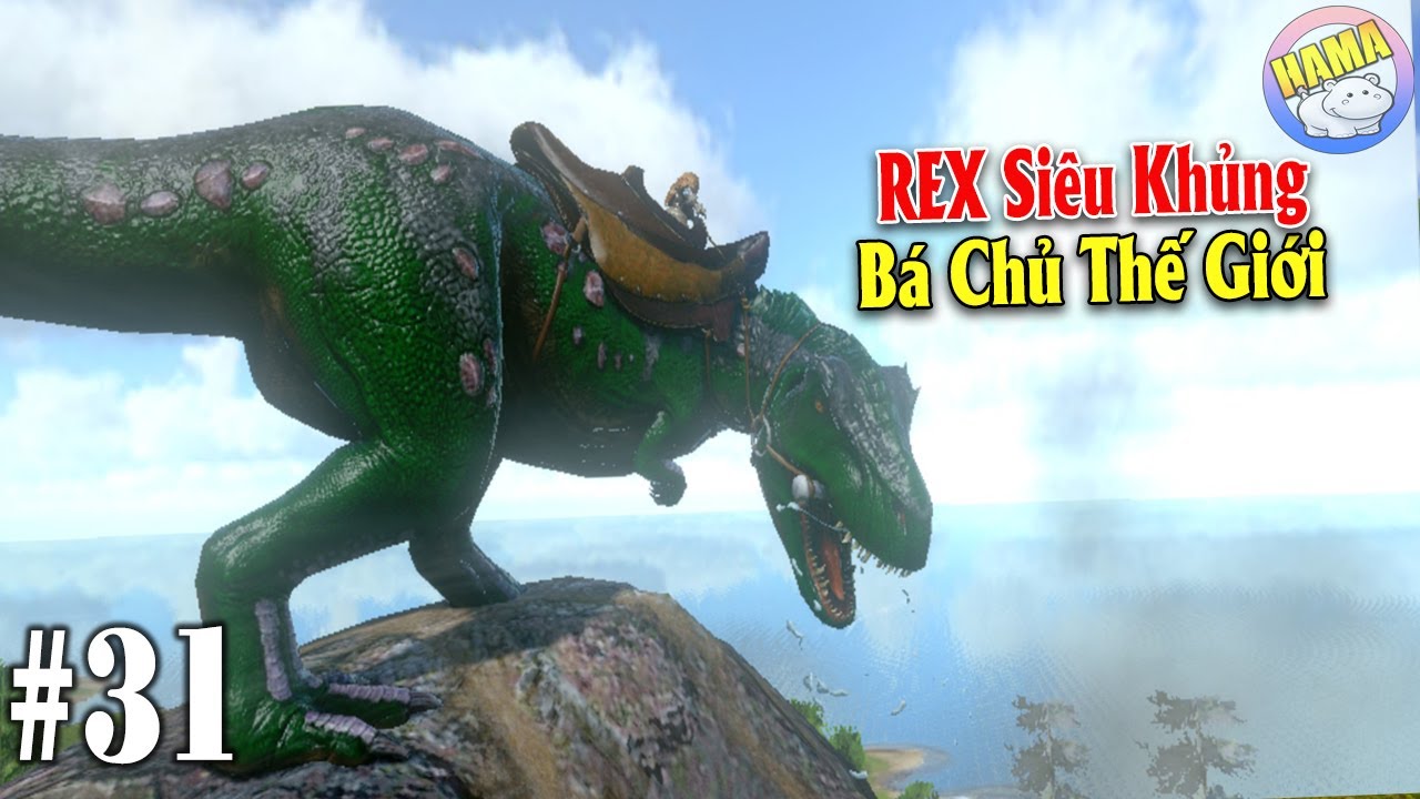 ARK: Survival Evolved Mobile - Bắt T-REX Siêu Khủng Bá Chủ Hòn Đảo Hoang