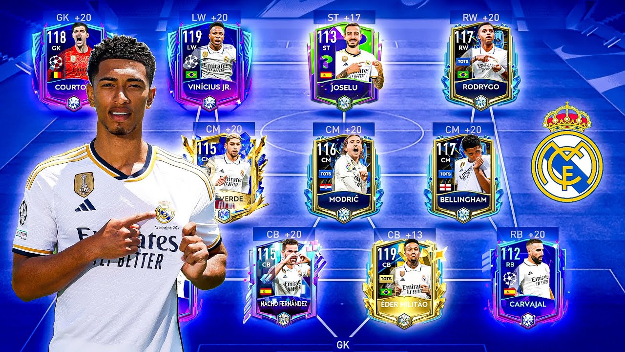 I Made New Real Madrid Best Special Squad! Bellingham!! FIFA mobile