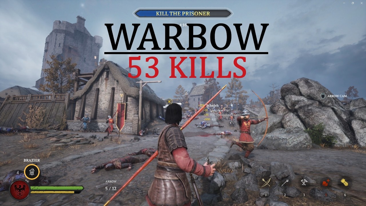 Chivalry 2 Warbow Deathless | Team Objective Defence (1440p)