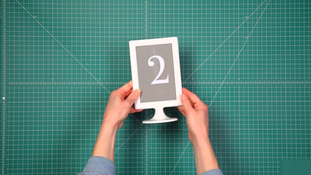 IKEA DIY - Wedding Table Number