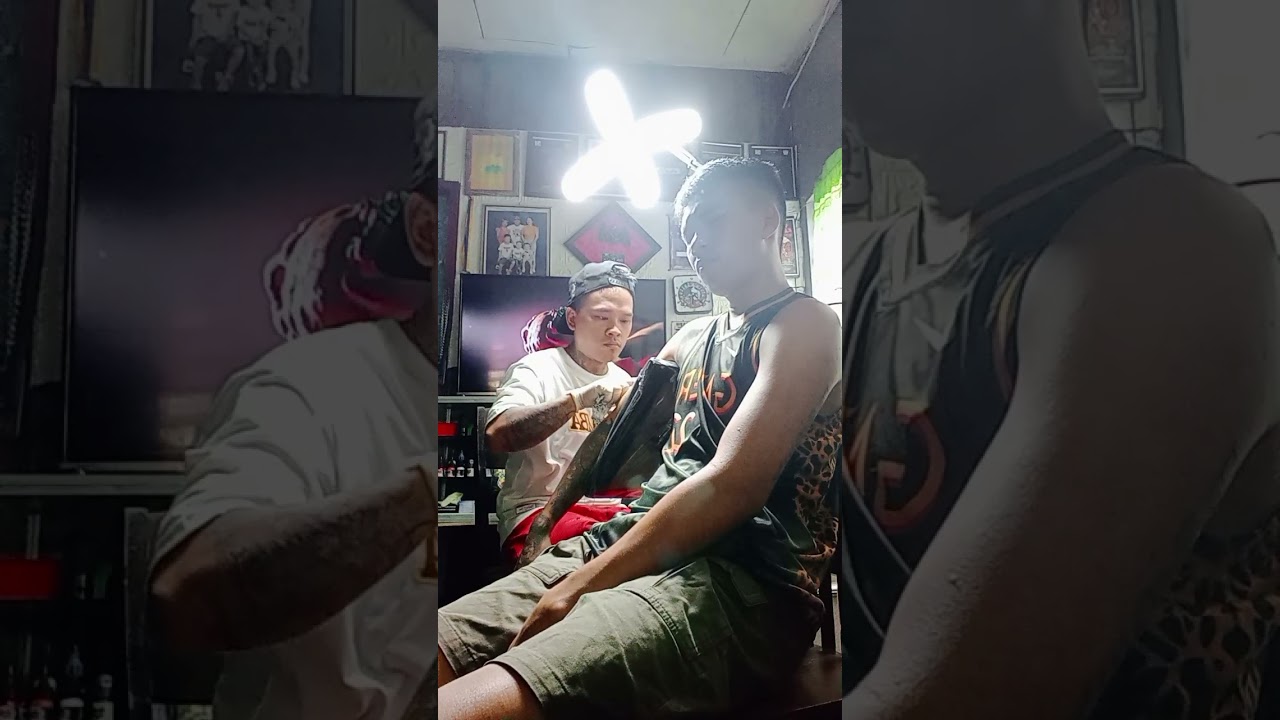 tattoo session artist Alvin permeto🙏💸💪