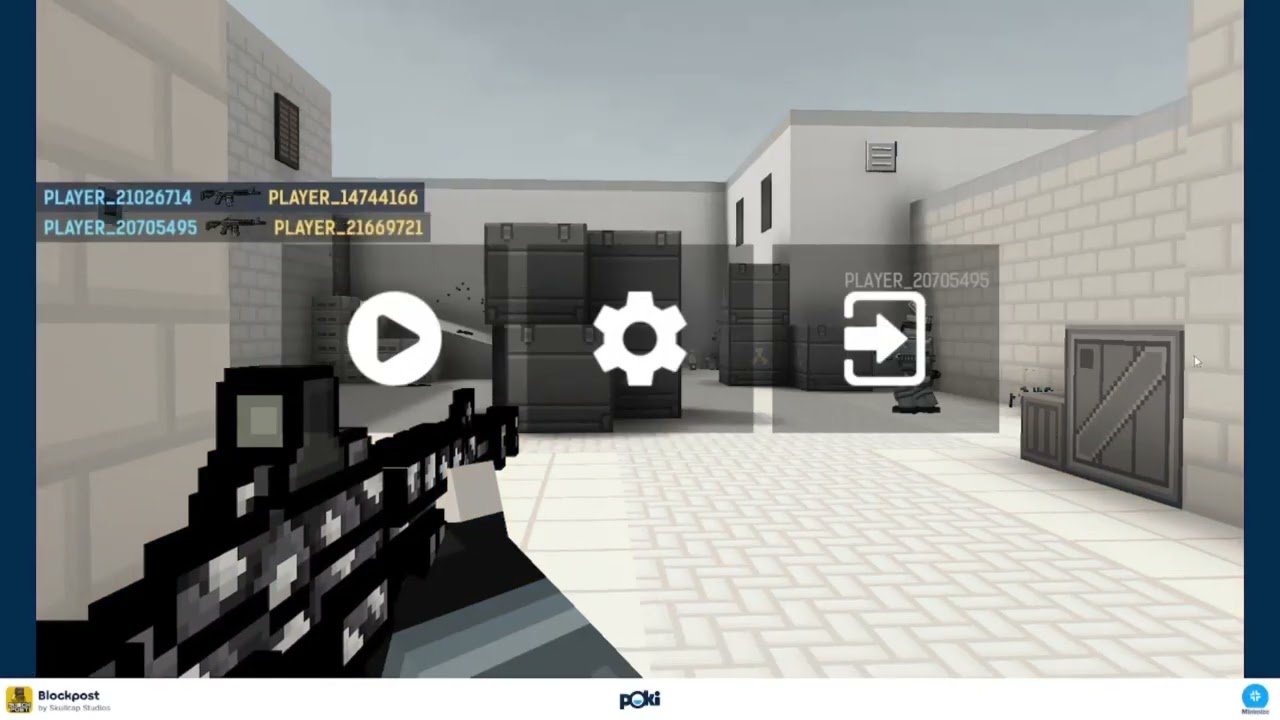 block post gameplay on poki (bomb mod)