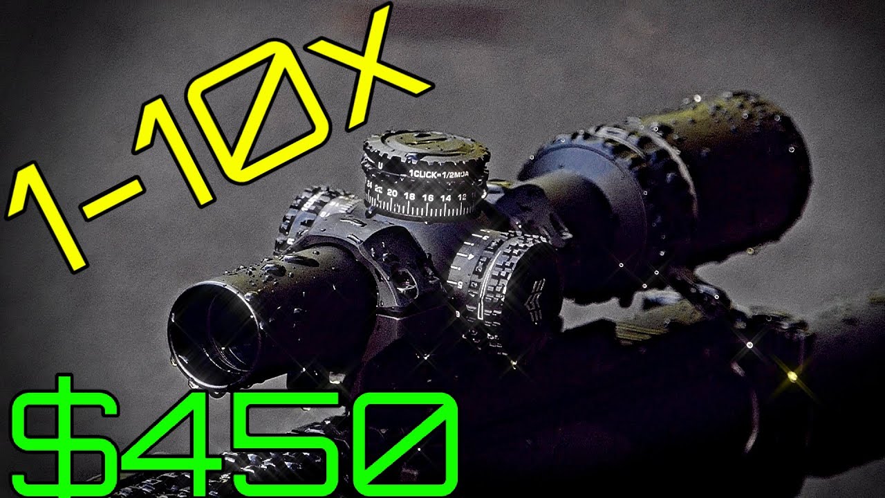 Swampfox Arrowhead 1-10x - The Best Sub $500 LPVO Optic - Guerrilla Dot BDC - Filmed in 21 X 9