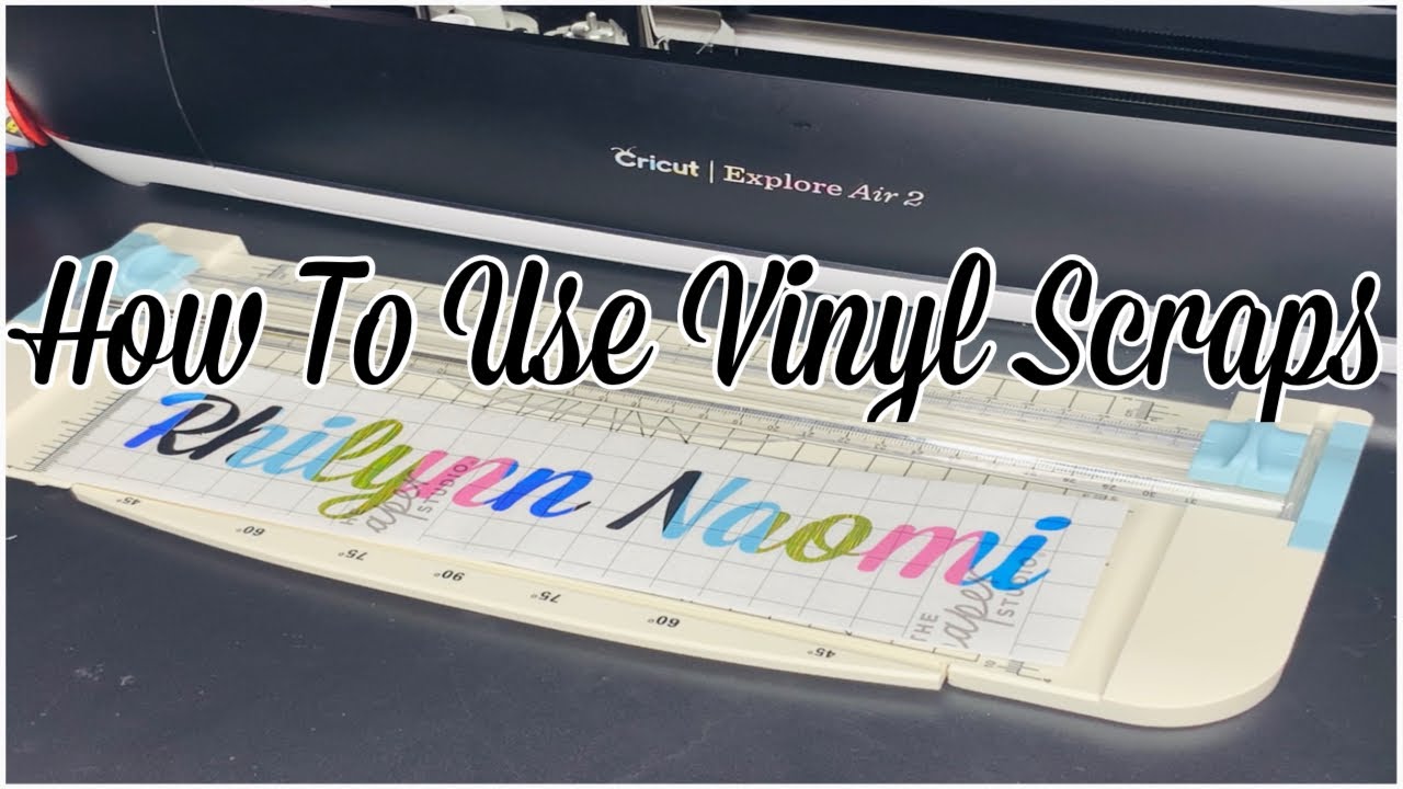 Cricut Project Using Vinyl Scraps (BEGINNER FRIENDLY) + How To Use Vinyl Scraps For Projects