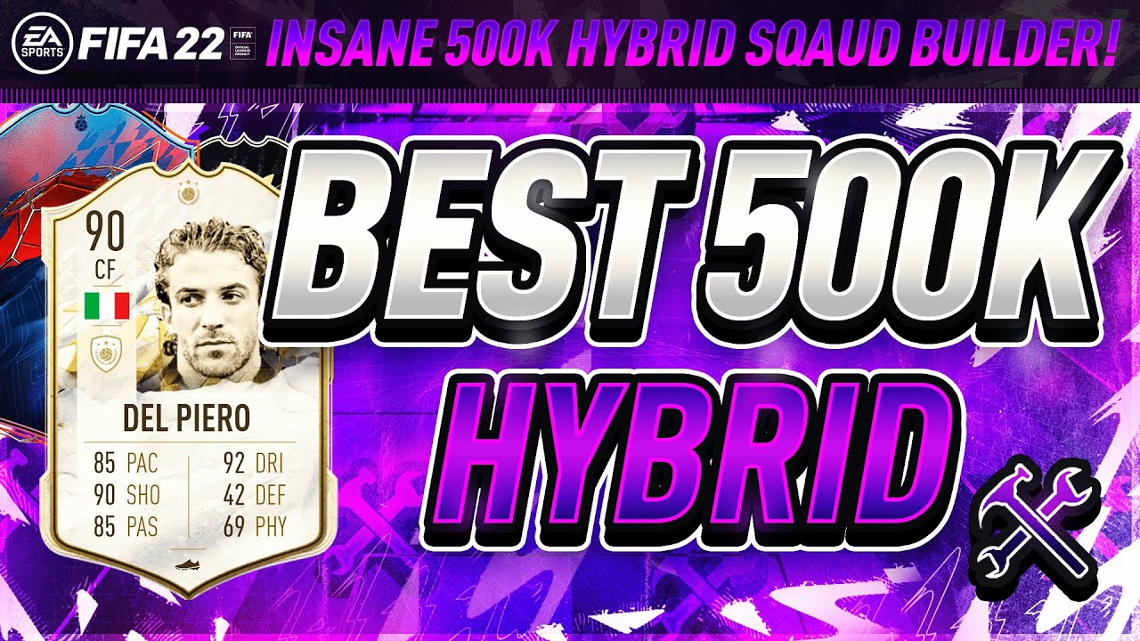 INSANE 500K META HYBRID TEAM! THE BEST 500K HYBRID SQUAD BUILDER - FIFA 22 ULTIMATE TEAM!