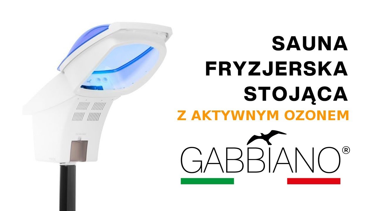 Sauna Fryzjerska Stojąca Gabbiano 408D Aktywny Ozon - Biała