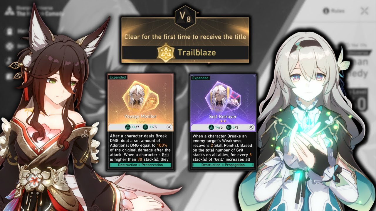 Firefly Full Run with Fugue & Lingsha ! Triple Fire | Divergent Universe V8