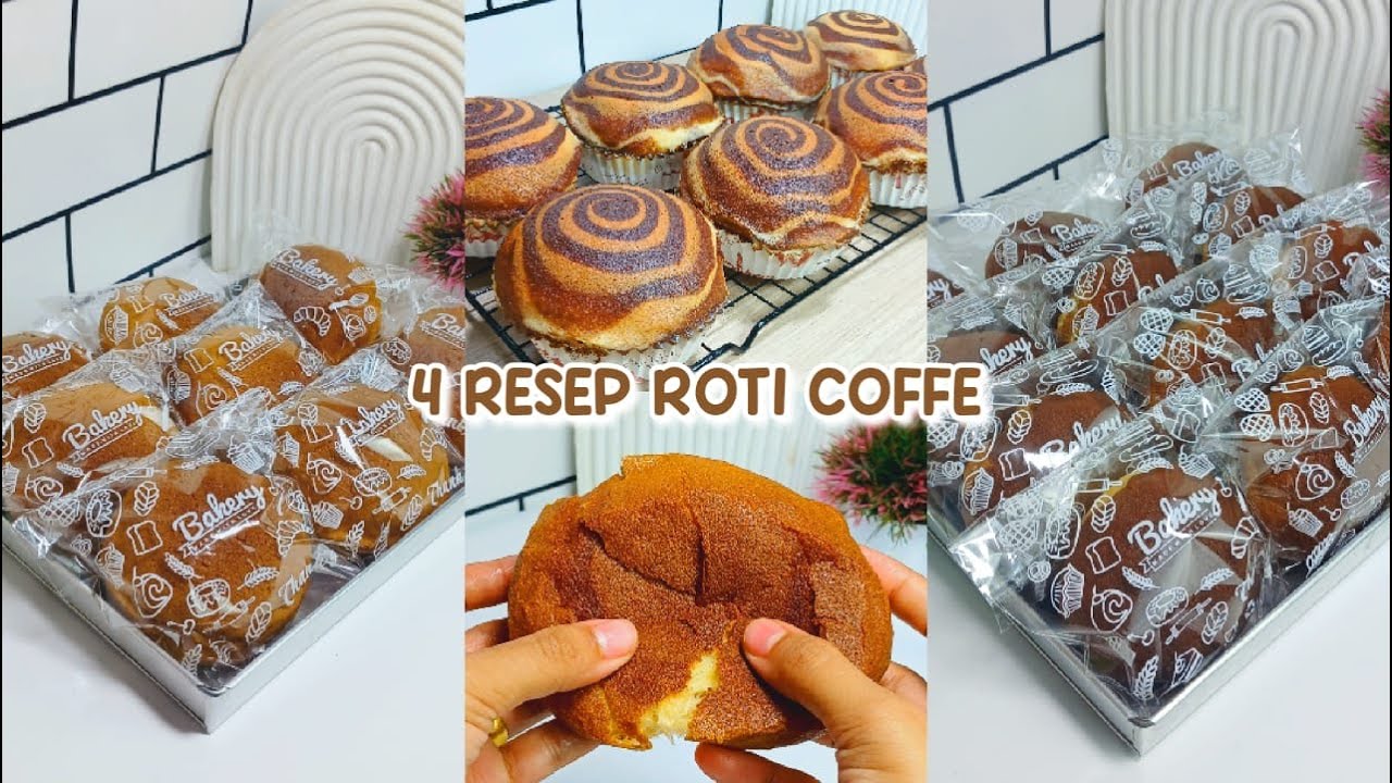 4 Resep Roti Coffe Mini, Sedang dan Besar !!!