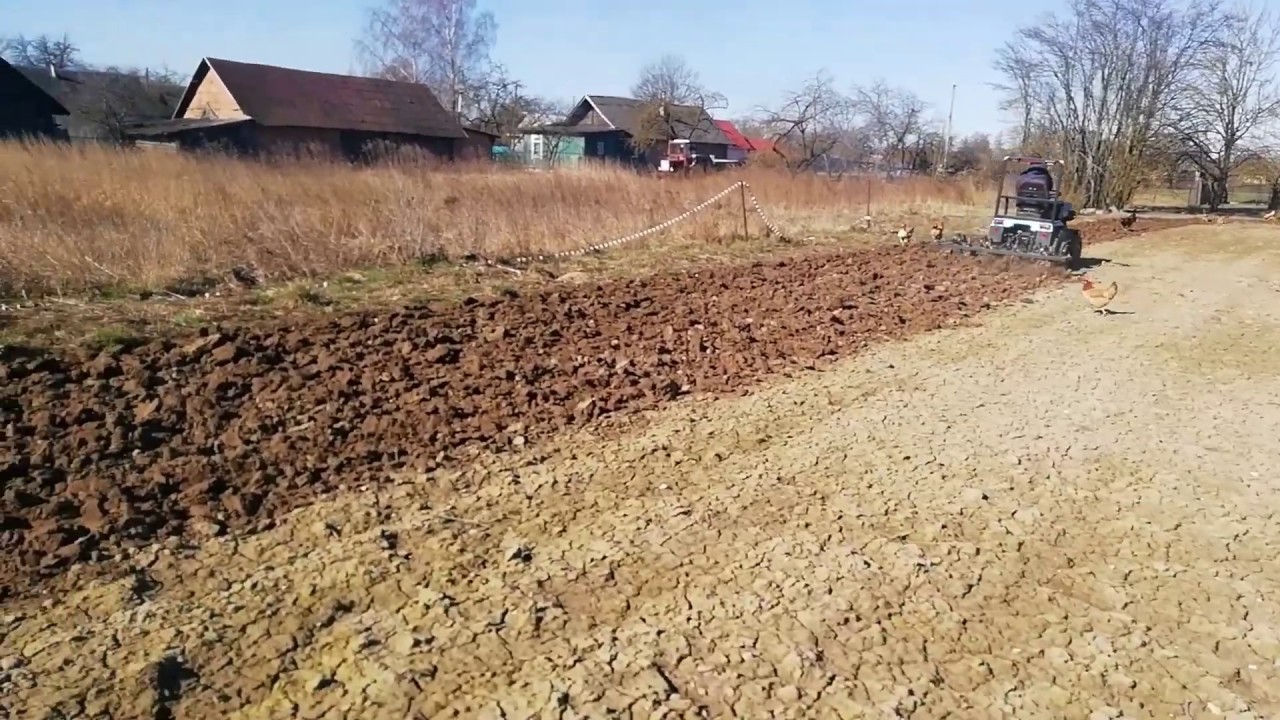 Работа минитрактора амжк-8 за одни выходные
