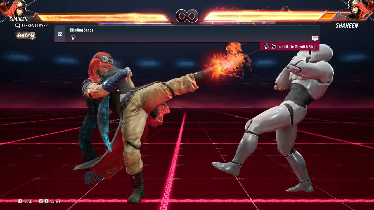 Tekken 8 - Shaheen Full Move List (Launch Version)