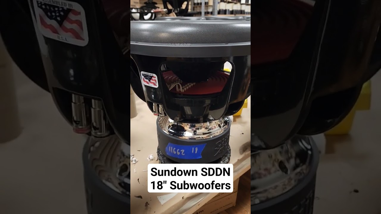 Sundown SDDN-18" Subwoofers 