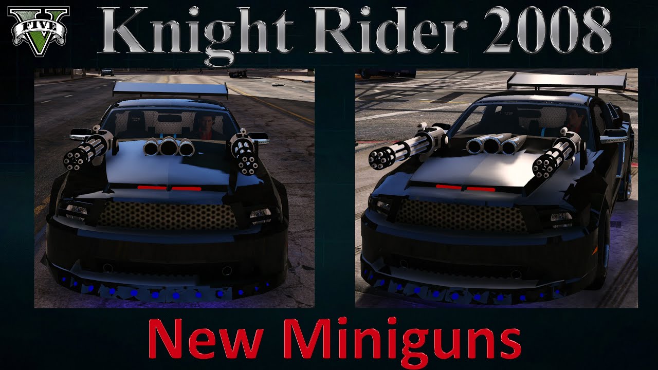 Knight Rider Mod  - New KI3T Miniguns