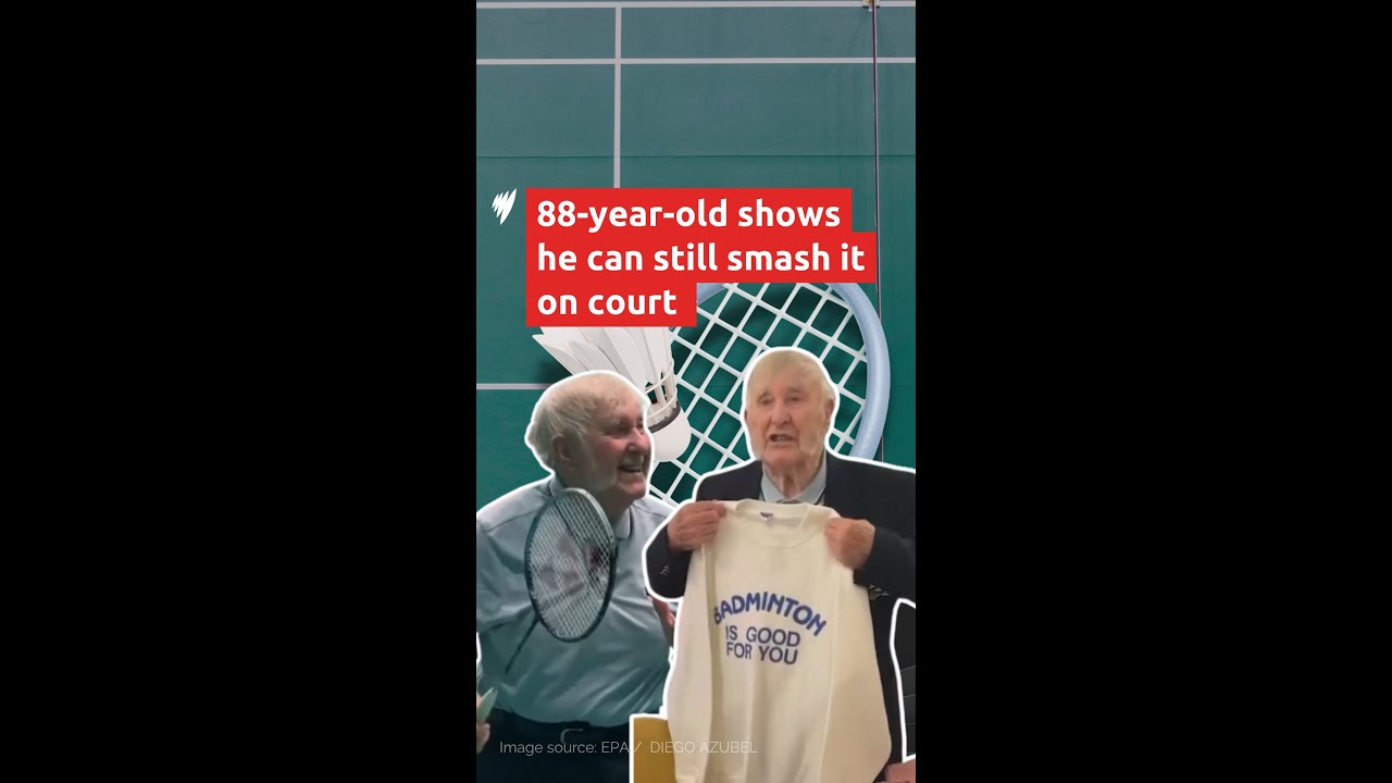 88-year-old badminton veteran still smashing it on the court